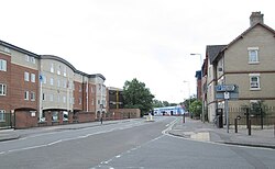 Falklands House, home of the Oxford UOTC (on the left)
