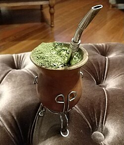 Brazilian-style chimarrão