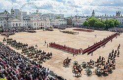 The Blues and Royals Trooping the Colour in 2013