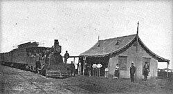 Caballito station, c. 1878.