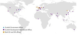 Network of Scottish Government offices worldwide