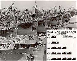 The California Shipbuilding Corporation on Terminal Island was among the many builders that made the Port of Los Angeles one of the country's largest shipyards during World War II.