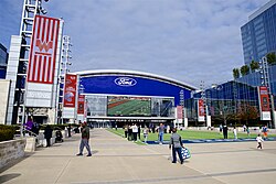 Ford Center at the Star, the Dallas Cowboys' practice facility which has also been home to Frisco ISD football games, the Texas Revolution, and the Dallas Rattlers