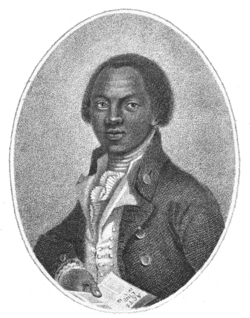 Olaudah Equiano. His autobiography, published in 1789, helped in the creation of the Slave Trade Act 1807 which ended the African slave trade for Britain and its colonies.