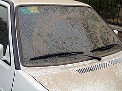 Dust deposition in Beijing during the 2006 season