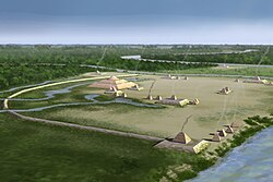 Troyville Earthworks, once the second tallest earthworks in North America