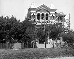 The current seat of the museum in Caballito, Buenos Aires, under construction. It was opened in 1937
