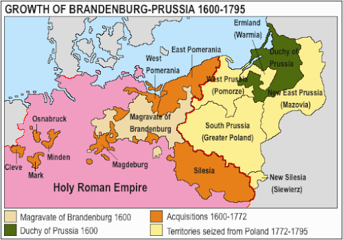 Growth of Brandenburg-Prussia, 1600–1795