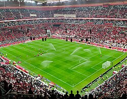 Some venues, such as the 68,000-seat Al Bayt Stadium, were planned to have their upper tiers of seating removed to reduce capacity after the tournament, however this is yet to happen.