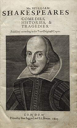 William Shakespeare wrote the play Twelfth Night, circa 1601.