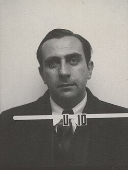 Teller's ID badge photo from Los Alamos