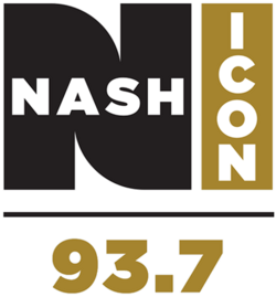 Logo as "93.7 Nash Icon"