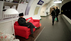 IKEA marketing campaign in the Paris Métro