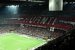 Curva Sud of the San Siro