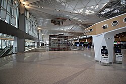 The upper floor of Terminal A