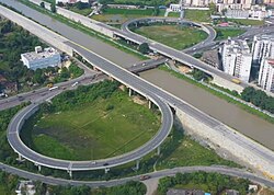Cloverleaf Interchange at Lucknow Outer Ring Road
