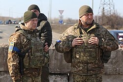 Ukrainian commanders Oleksandr Syrskyi and Valerii Zaluzhnyi