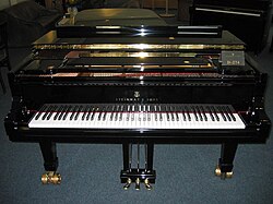 Keyboard of a grand piano