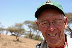 Kendrick Frazier roughing it in Tanzania wilderness