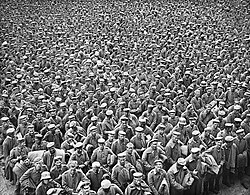 German prisoners of war captured near Amiens in late August 1918