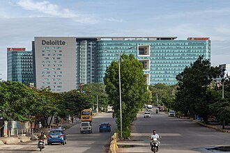 Deloitte Towers, the USI Offices HQ in Hyderabad, India.