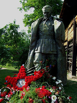 Statue of Tito in the village of his birth, Kumrovec, 2007