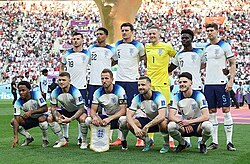 The England starting XI for their first group match