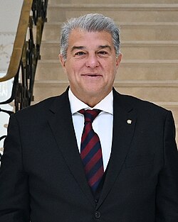 Joan Laporta is the current club president.