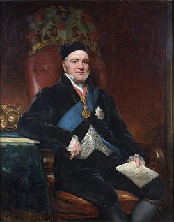 Portrait of the Duke of Sussex in his old age, by Thomas Phillips, c. 1838
