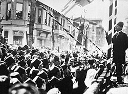 In 1924, during his speech in Bursa