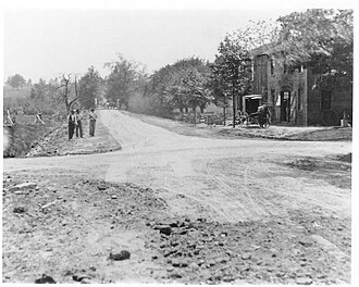 Trenton-New Brunswick Turnpike, the future U.S. Route 1 through Mercer County, 1904