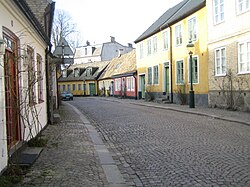 Adelgatan ("Nobility Street" in current Swedish but originally meant Main Street), Lund