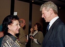 With Galina Vishnevskaya in Moscow, 18 June 1998