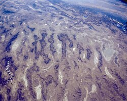 Basin and Range topography as seen from the air