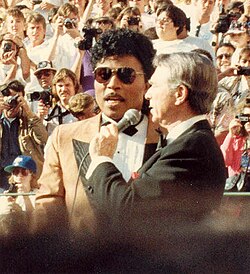 Little Richard, interviewed during the 60th Annual Academy Awards, 1988