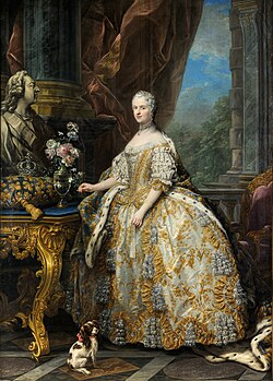 Queen Marie Leszczyńska, by Carle Van Loo (1747)