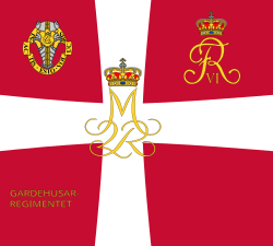 The standard of the Guard Hussar Regiment