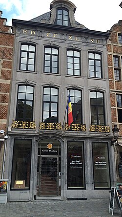 The embassy of Andorra in Brussels.