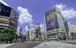 The IKEA advertising at Shibuya Crossing in Tokyo