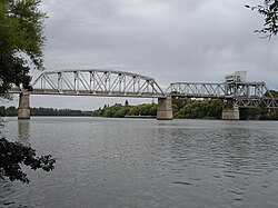 National Route 3 over the Río Negro, between Río Negro and Buenos Aires Provinces.