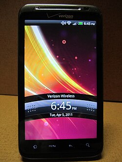HTC ThunderBolt, the second commercially available LTE smartphone