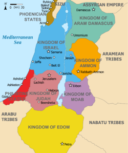 Southern Levant (c. 830 BC)