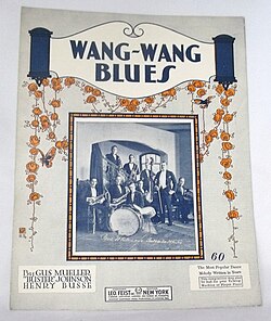 1921 sheet music cover featuring Paul Whiteman and His Orchestra.