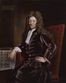 Portrait of Sir Christopher Wren by Godfrey Kneller, 1711. Best known as an architect, Christopher Wren was also an astronomer, mathematician and physicist.
