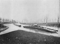 Chain Boat on the Neckar at Heilbronn