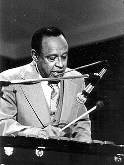 Lionel Hampton during a concert in Aachen, Germany on May 19, 1977
