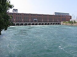 The Beauharnois generating station, operated by Hydro-Québec