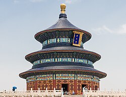 The Temple of Heaven, a Taoist temple complex in Beijing