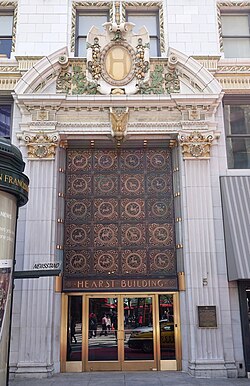 The Julia Morgan-designed Hearst Building, the western headquarters of the Hearst Corporation