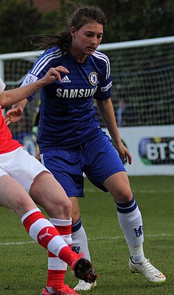 Blundell with Chelsea in 2015